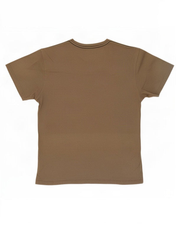 Hard Rock Cafe Herren Moskau Grafik T-Shirt Top Large Khaki Baumwolle