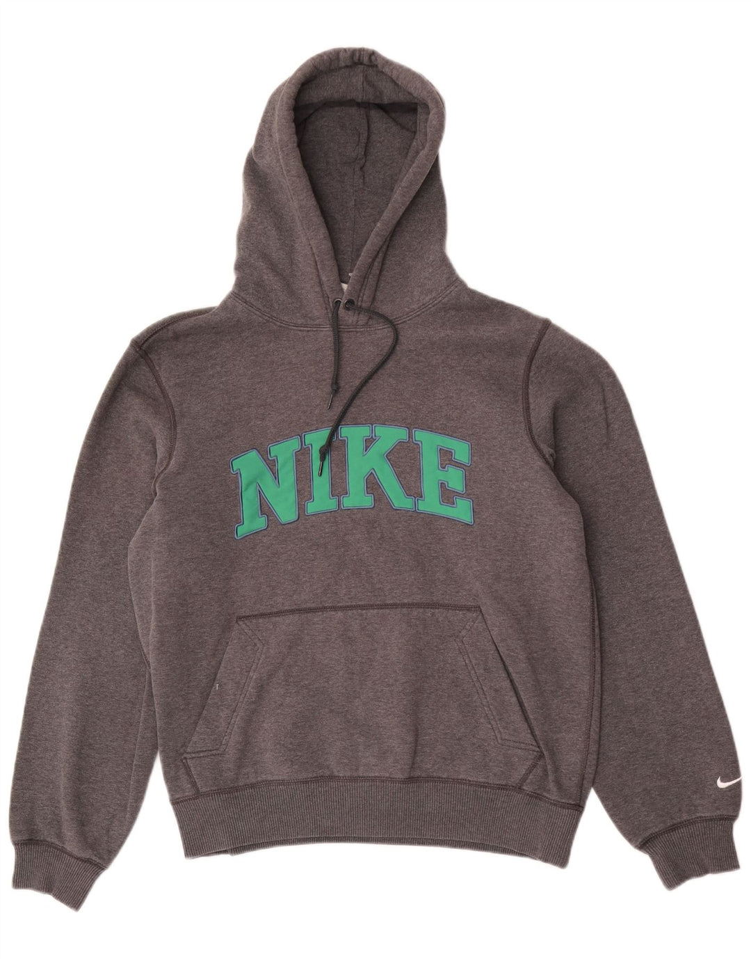 NIKE Herren-Kapuzenpullover mit Grafik, Größe S, Grau, Baumwolle