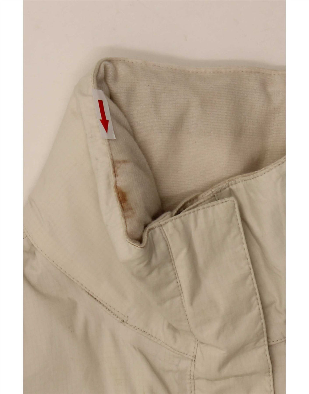 The North Face Damen-Regenjacke mit Kapuze, UK 14, mittelweißes Nylon