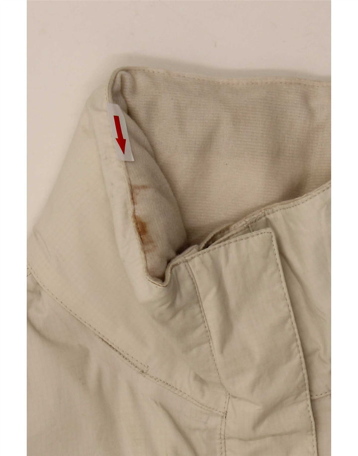 The North Face Damen-Regenjacke mit Kapuze, UK 14, mittelweißes Nylon