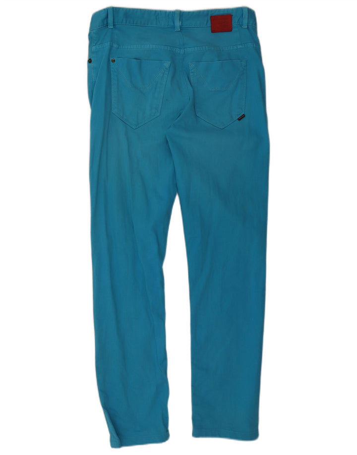 Jeckerson Damen Slim Jeans W33 L29 Blaue Baumwolle