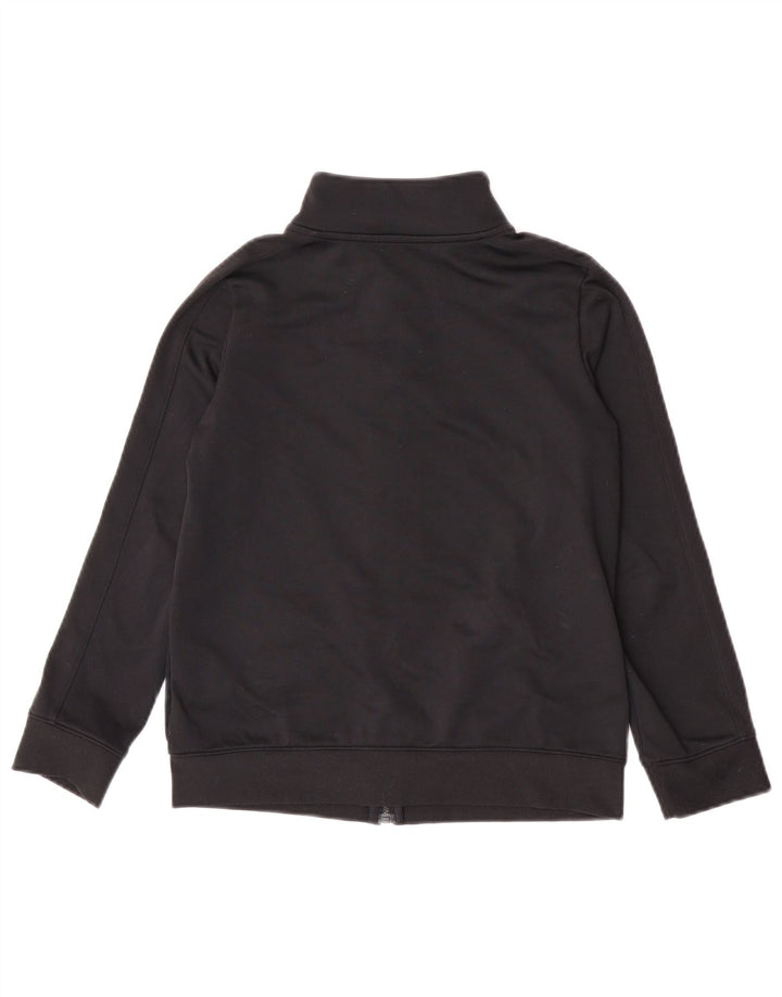 Under Armour Jungen-Trainingsanzug-Top-Jacke, 9–10 Jahre, mittelschwarzes Polyester