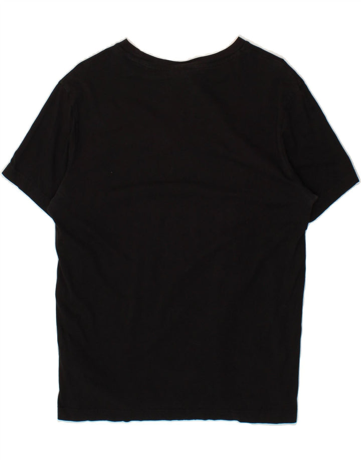 CHAMPION Mens Graphic T-Shirt Top Medium Black Cotton Vintage Champion and Second-Hand Champion from Messina Hembry 