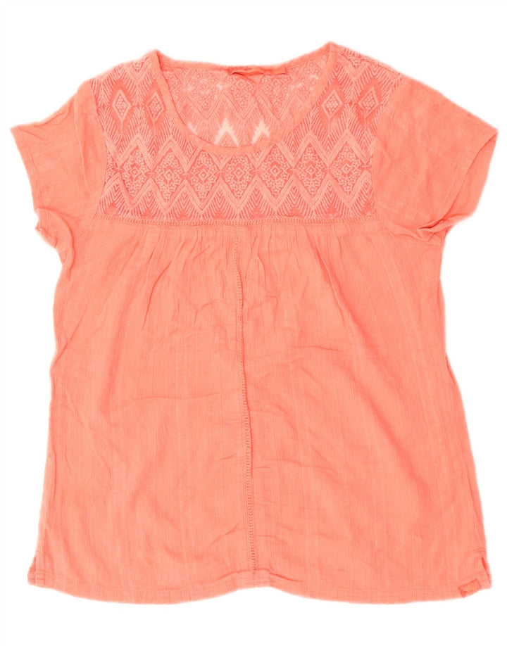 Prana Damen-Blusenoberteil, Gr. 10, klein, Rosa