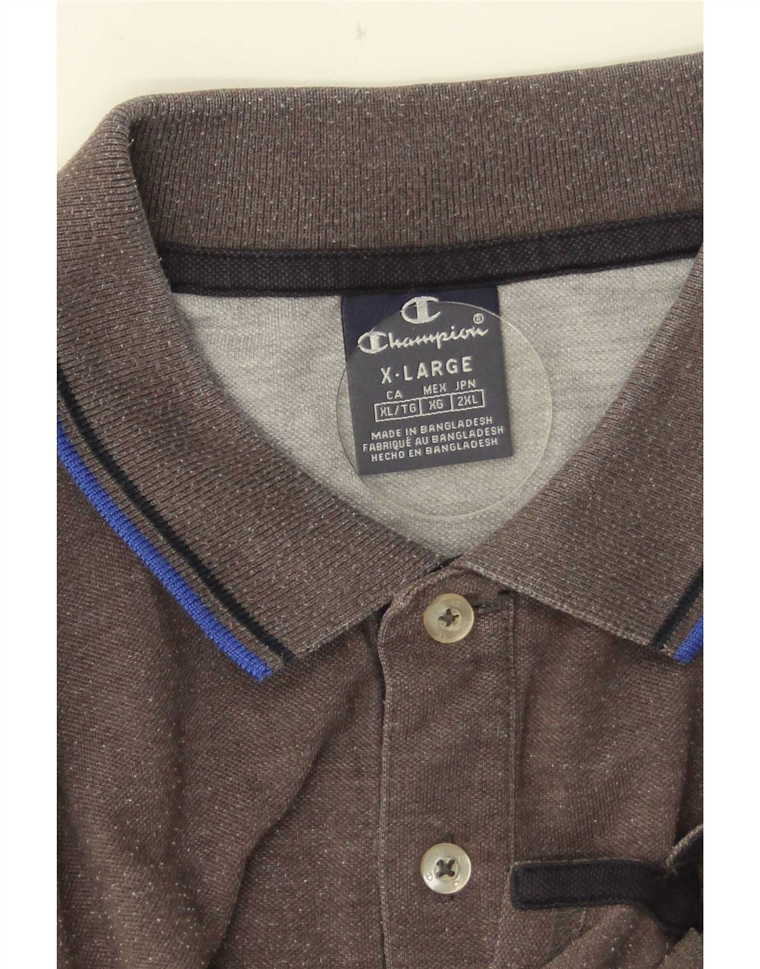 Champion Herren Poloshirt XL Grau