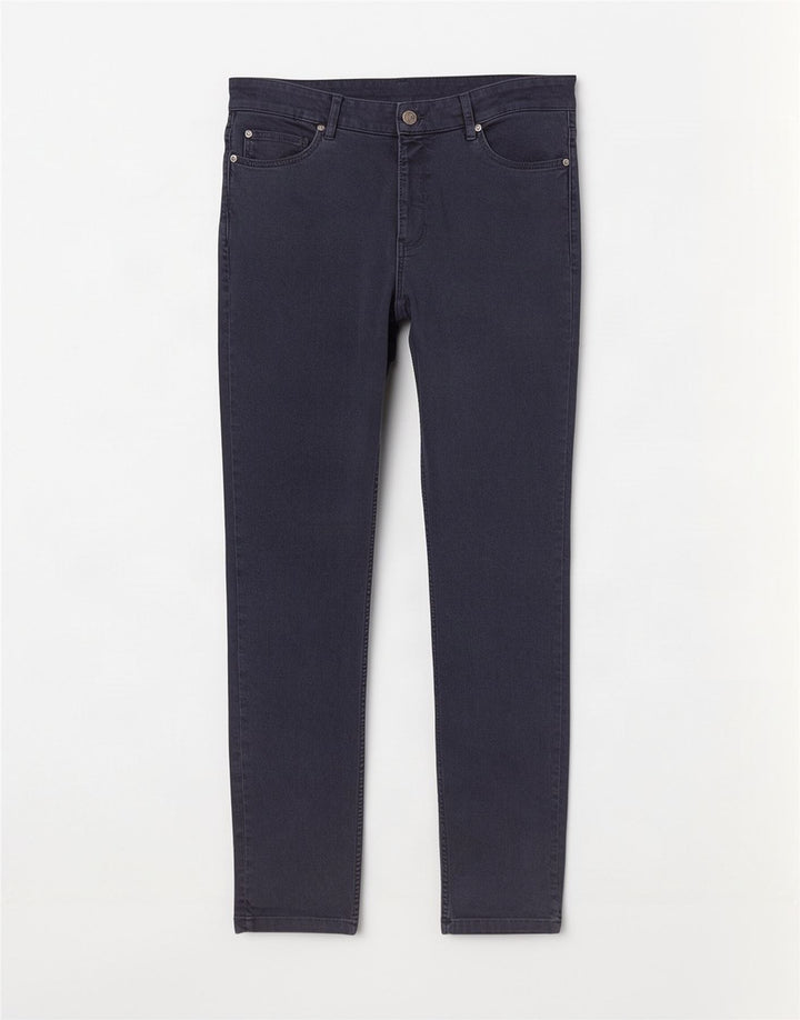 Fat Face Herren Slim Jeans W38 L32 Marineblau Baumwolle