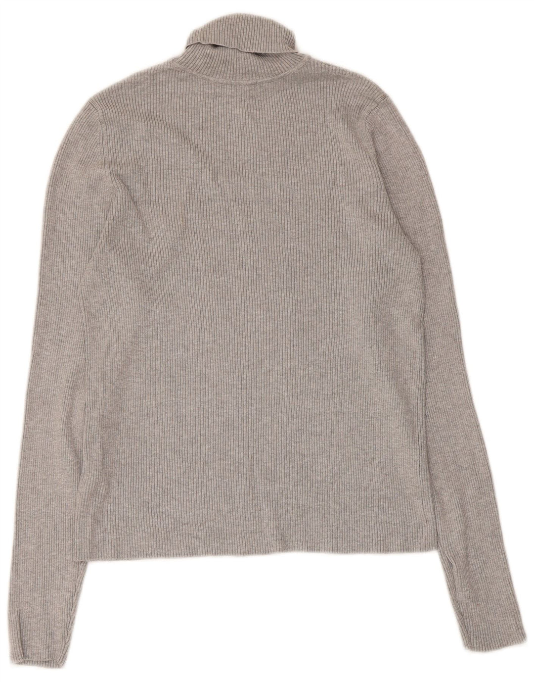 Marks & Spencer Rollkragenpullover für Damen, UK 14, mittelgraue Viskose