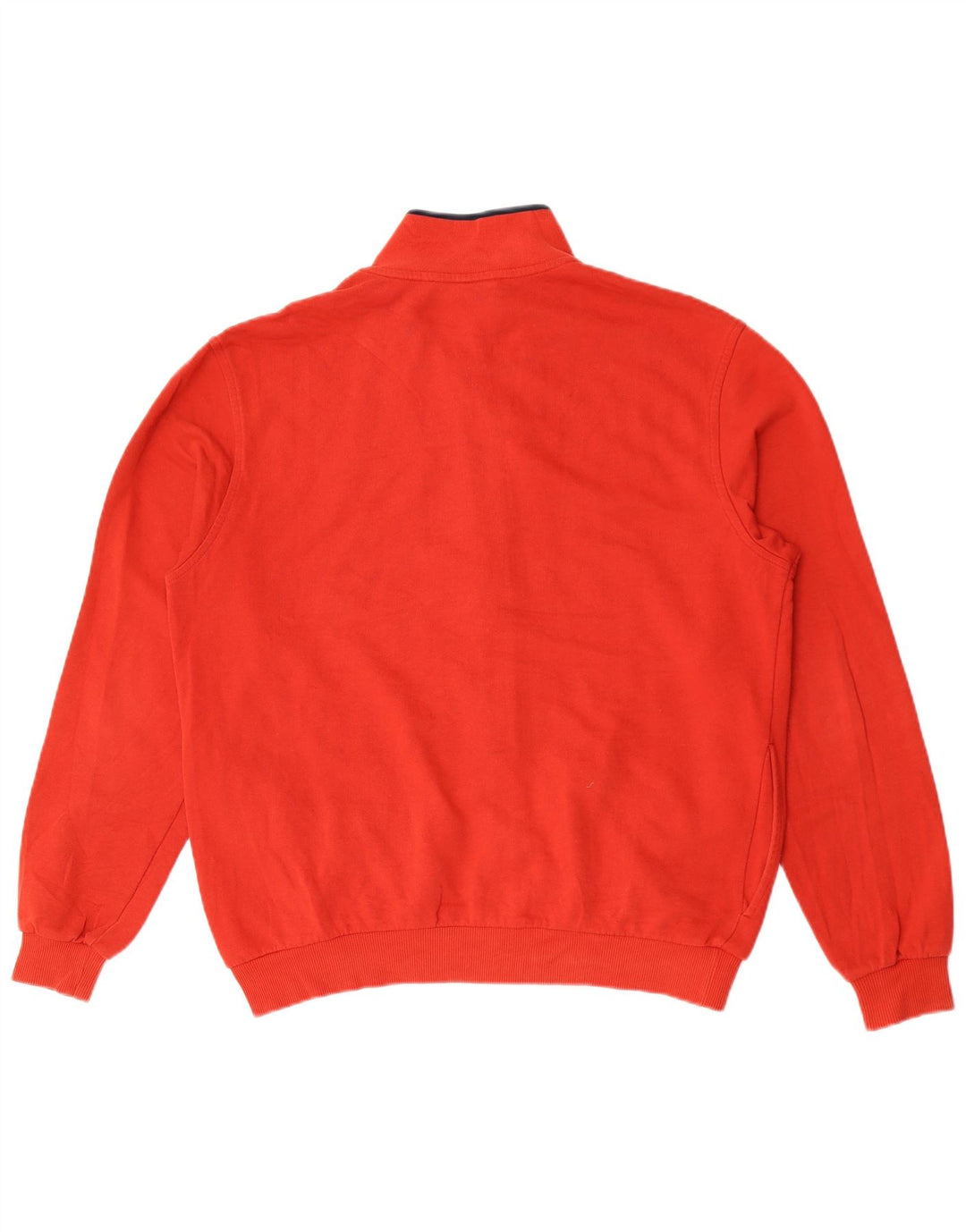 Fila Herren-Trainingsanzugoberjacke aus mittelroter Baumwolle