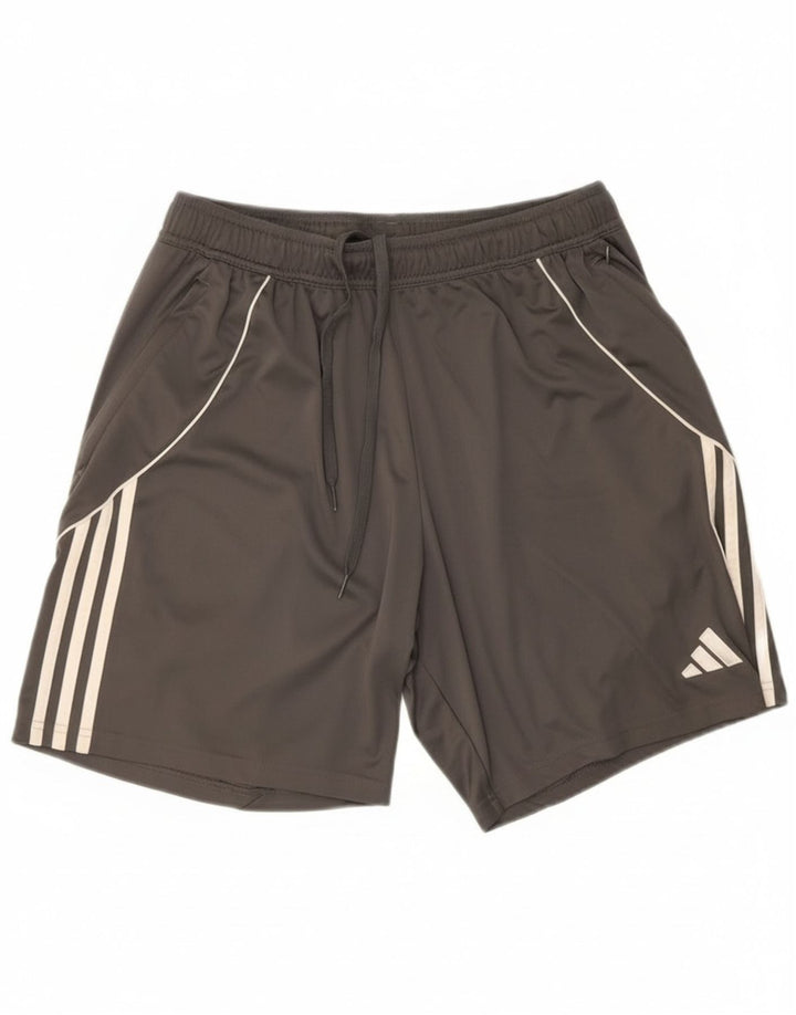 Adidas Herren Aeroready Regular Fit Sportshorts Großes graues Polyester
