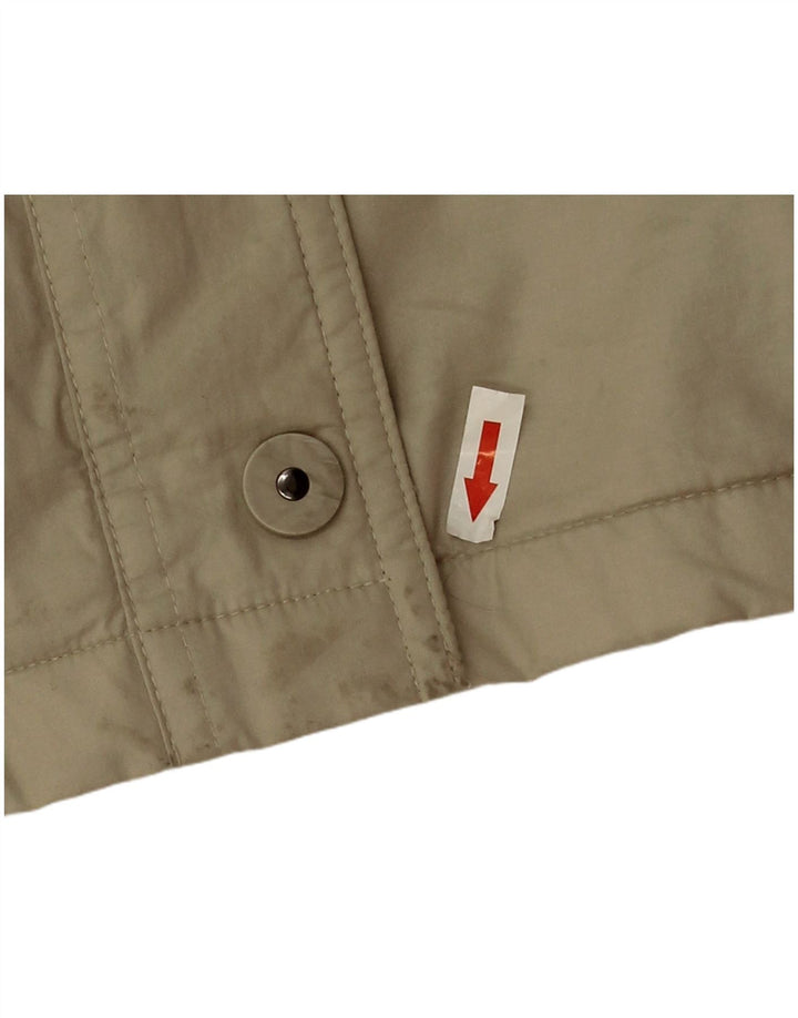 Delmod Damen Übergroße Windjacke EU 46 XL Beige Baumwolle