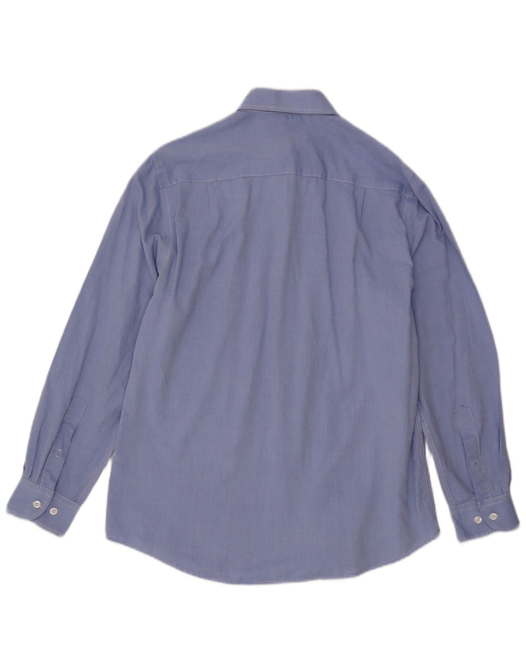Nautica Herrenhemd, Größe 15, mittelblaue Baumwolle