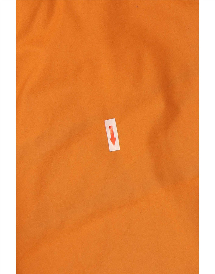 Woolrich Herren-Utility-Jacke mit Kapuze, UK 38, mittelorange Baumwolle