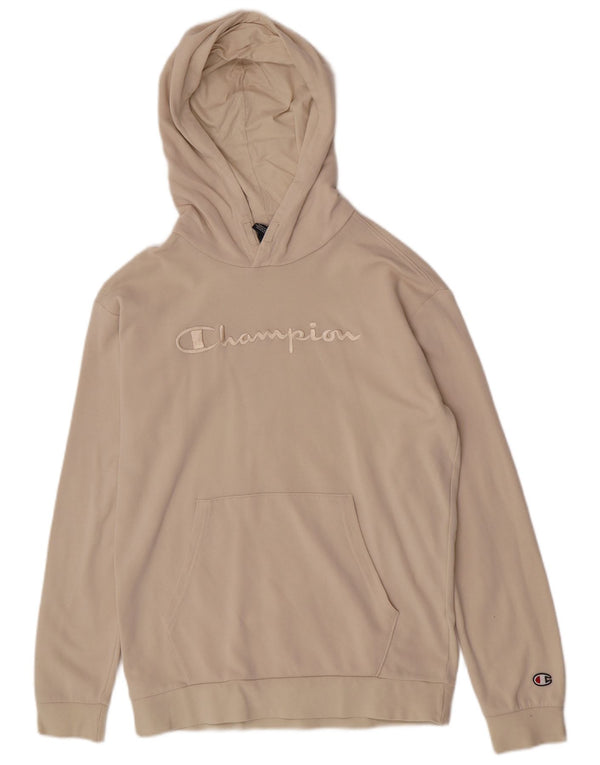Champion Kapuzenpullover mit Grafik für Mädchen, 13–14 Jahre, XL, Beige