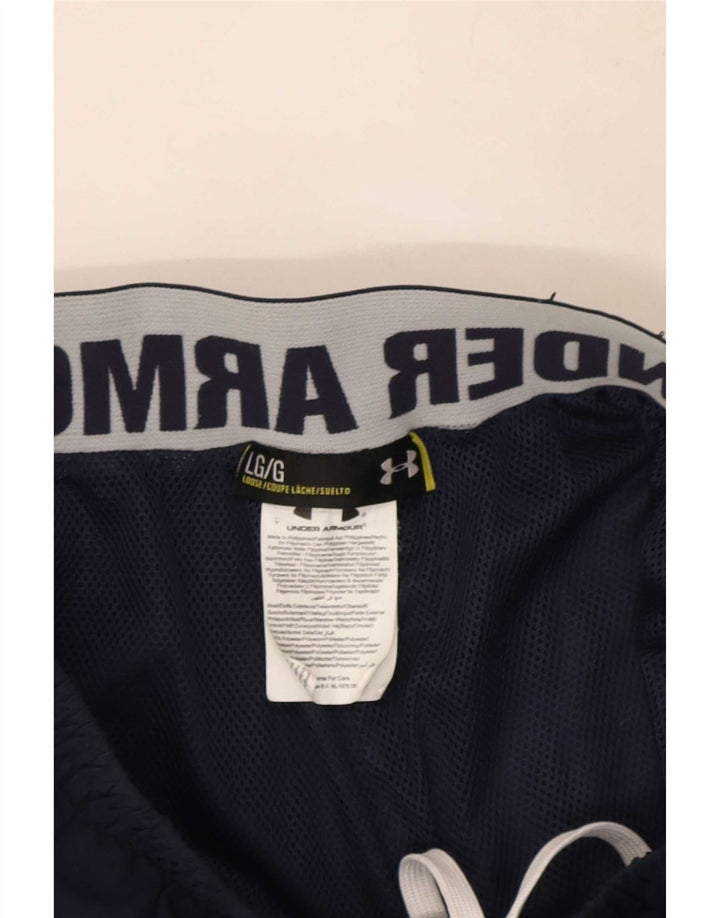 Under Armour Herren-Trainingshose mit Grafik, groß, marineblaues Polyester