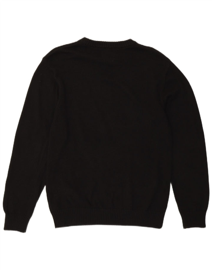 Levi's Herren Standard-Pullover mit Rundhalsausschnitt, Größe S, schwarze Baumwolle