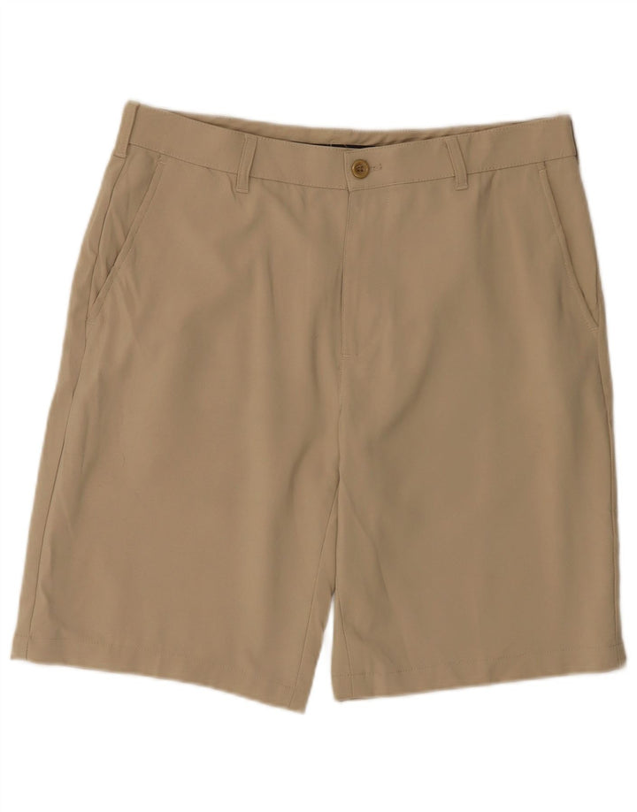 Izod Herren Chinoshorts W34 Large Beige Polyester