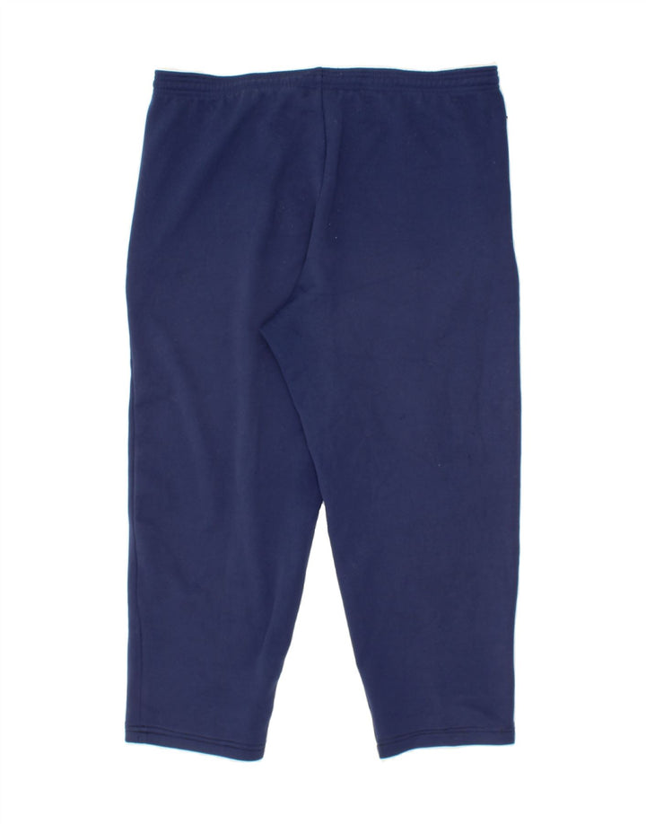 NIKE Womens Tracksuit Trousers UK 14 Large Navy Blue Polyester Vintage Nike and Second-Hand Nike from Messina Hembry 