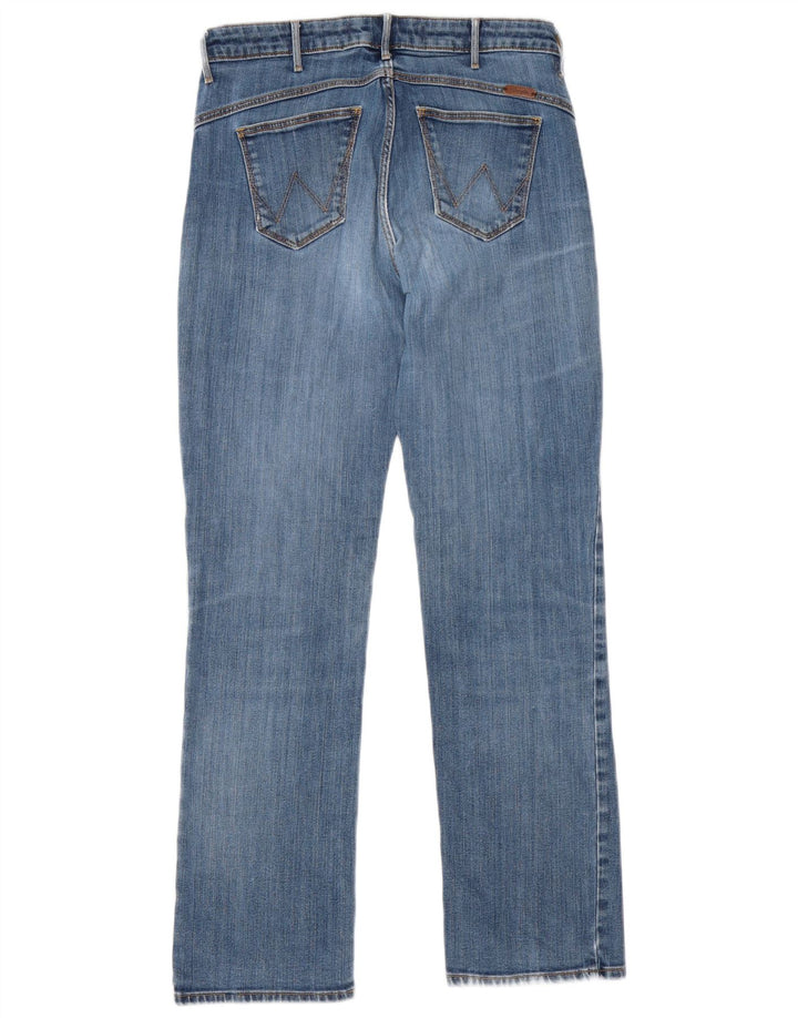 Wrangler Damen Straight Jeans W30 L29 Blau