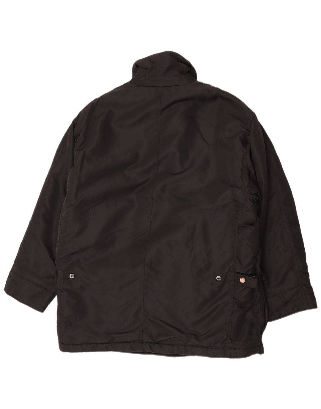 Hugo Boss Herren-Windbreaker-Mantel, EU 52, XL, Schwarz, Polyamid
