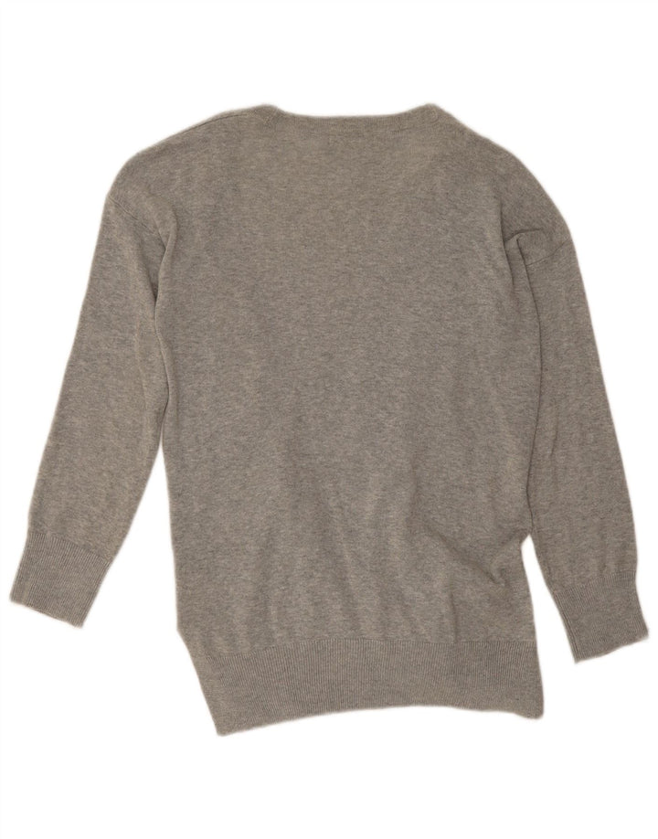 Marks & Spencer Offener Damen-Cardigan-Pullover UK 10 Small Grau