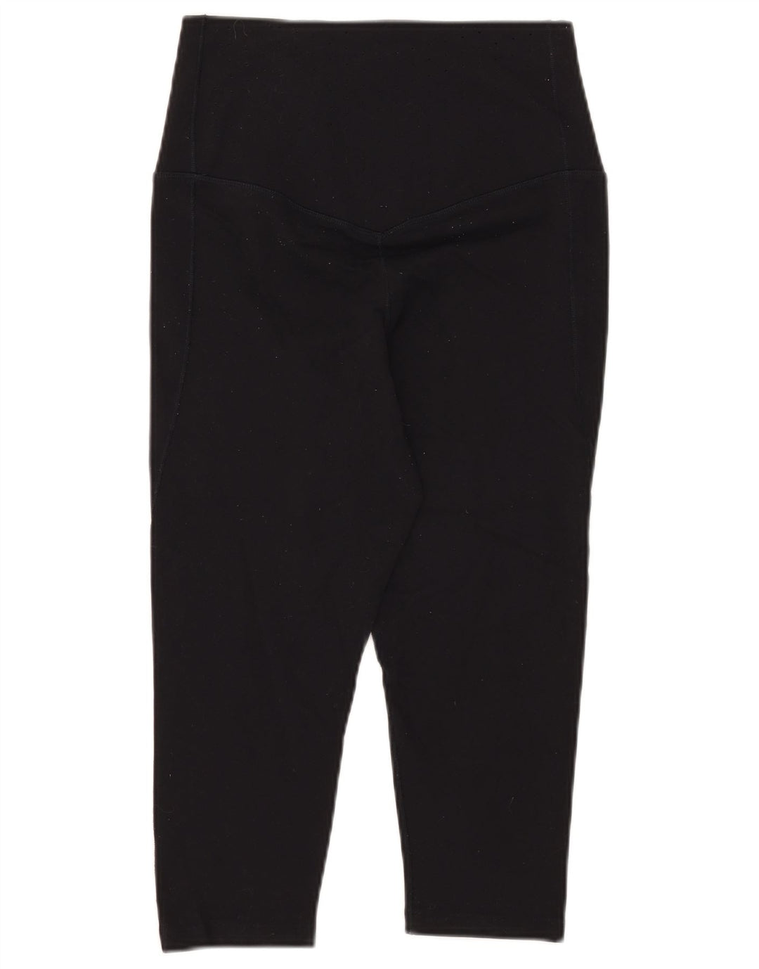 Nike Damen Dri Fit Capri Leggings UK 14 Large Schwarz Nylon