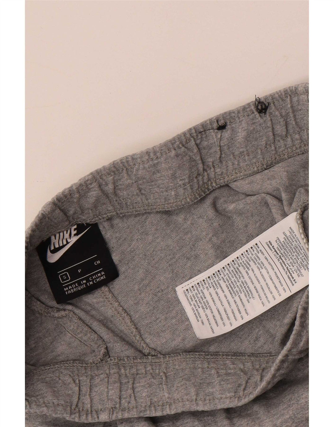 Nike Herren-Sportshorts, Größe S, graue Baumwolle