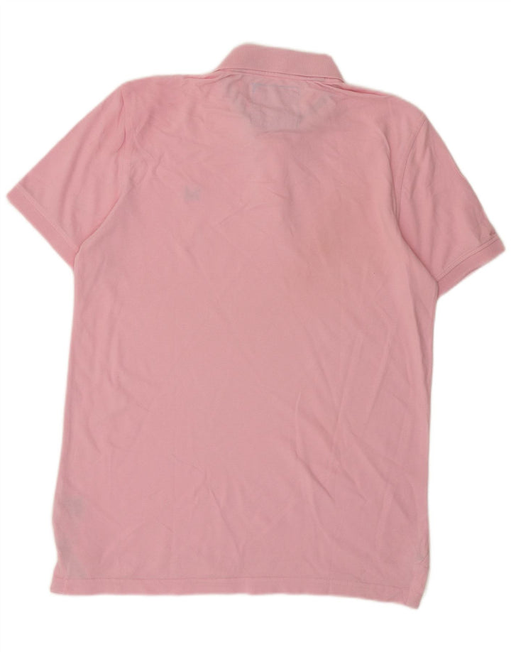 J. Crew Herren-Poloshirt aus mittelrosa Baumwolle