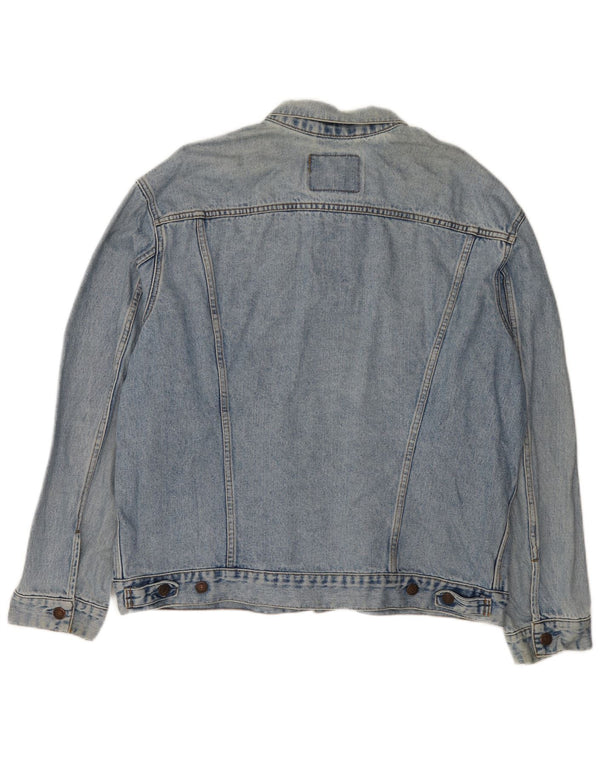 Levi's Herren Jeansjacke UK 44 2XL Blaue Baumwolle