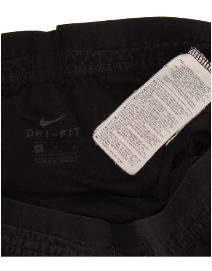 NIKE Damen Dri Fit Sport Shorts UK 12 Medium Schwarz Polyester