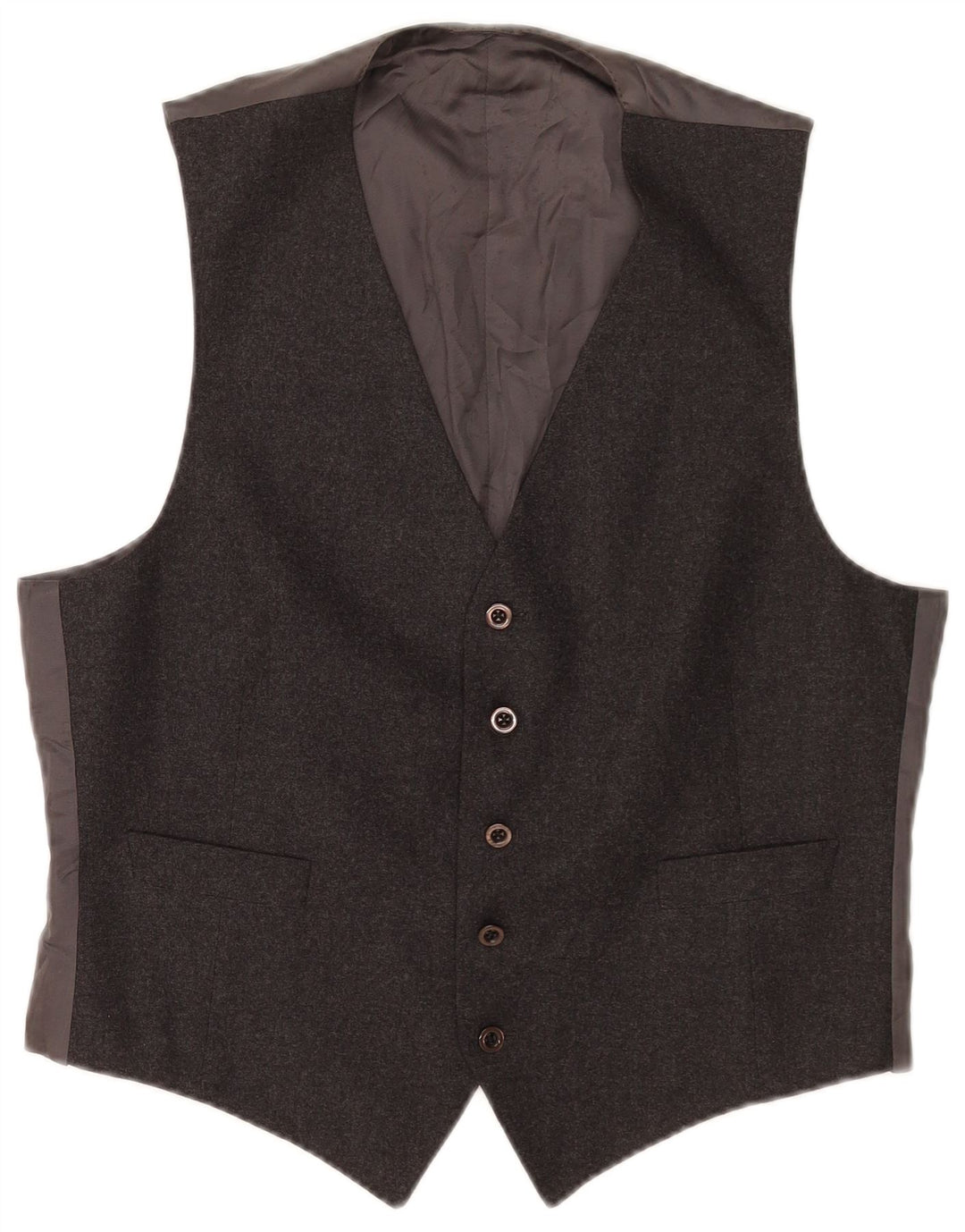 Vintage Herren Weste Mittelgrau