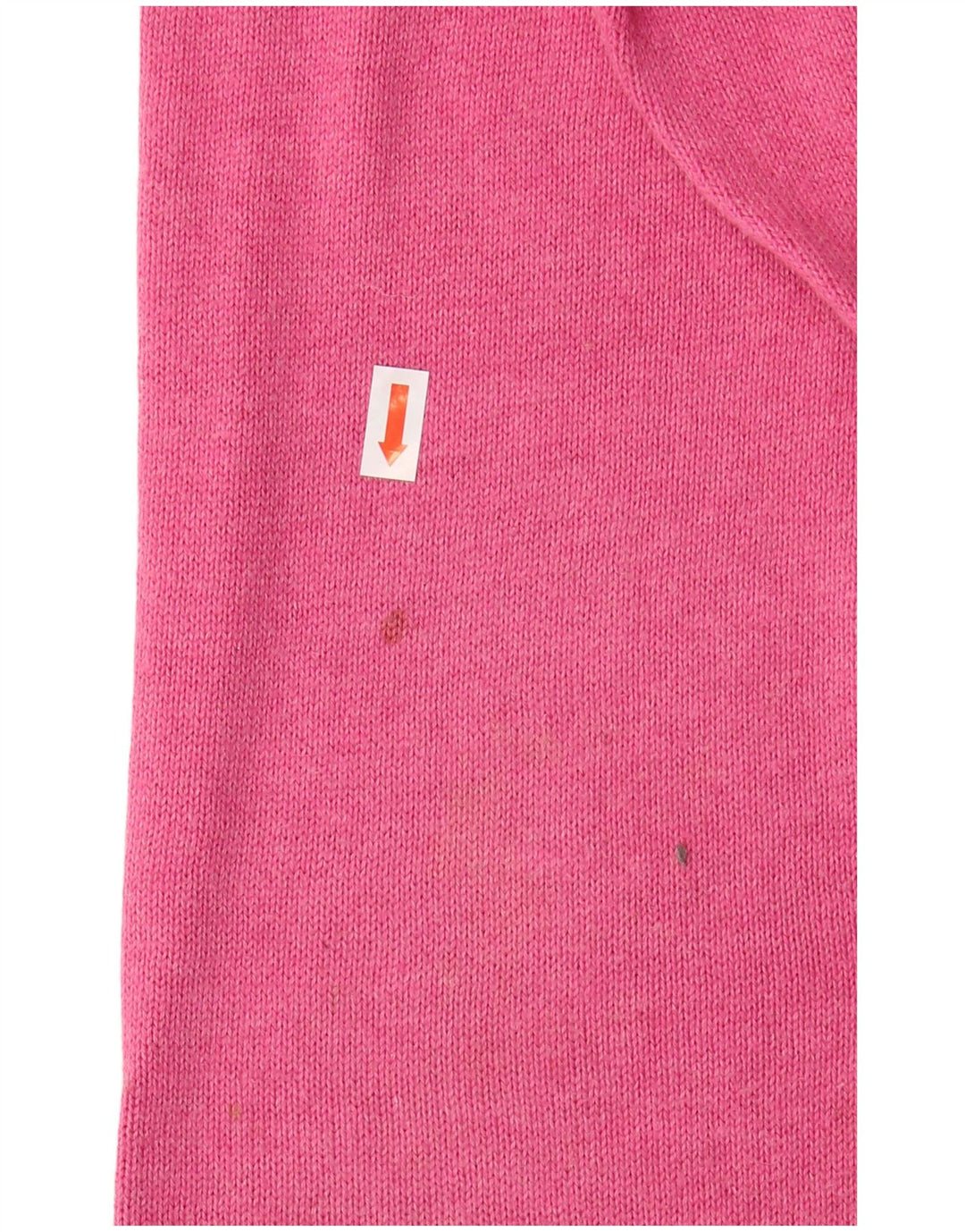 Marks & Spencer Herren-Pullover mit V-Ausschnitt aus mittelrosa Baumwolle