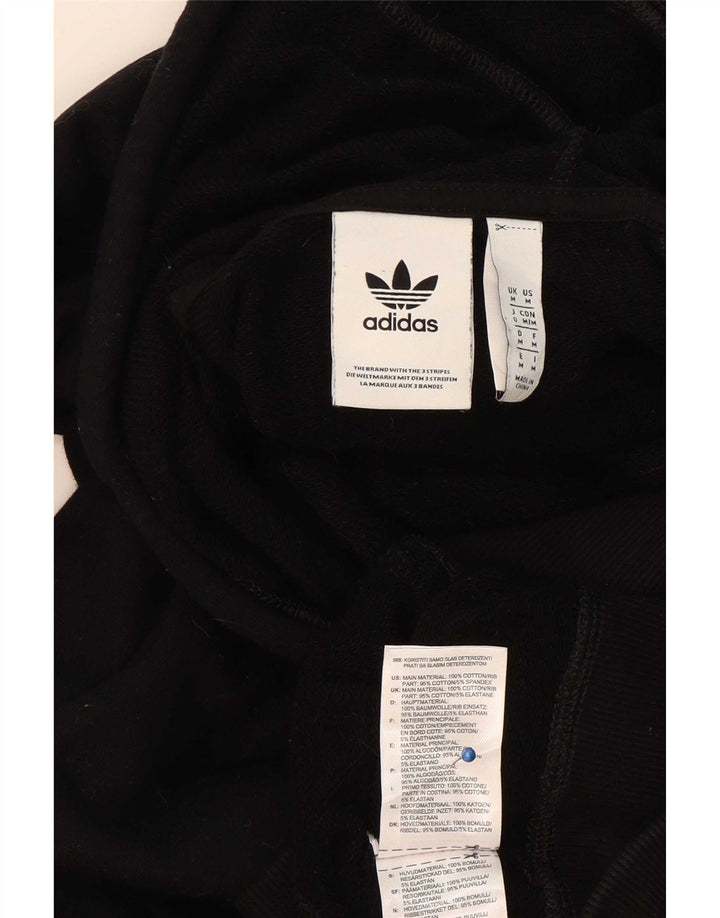 Adidas Herren Kapuzenpullover Mittelschwarz Baumwolle