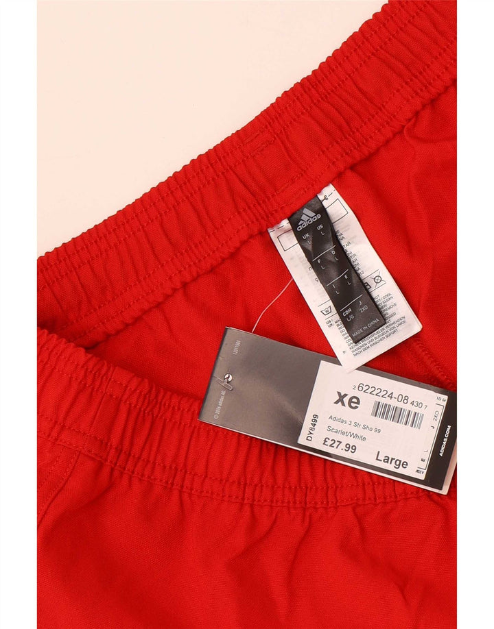 Adidas Herren Sport Shorts Großes rotes Polyester