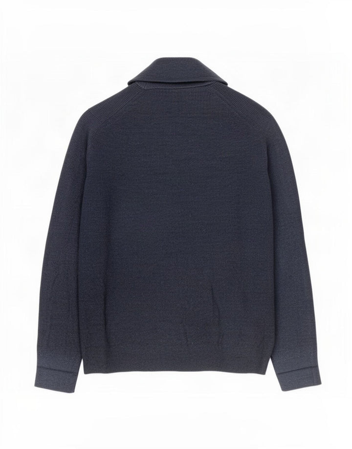 Marks & Spencer Herren Strickjacke XL Marineblau Polyester