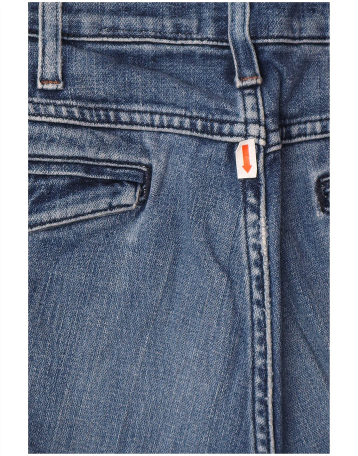 WRANGLER Herren Chino Slim Jeans W31 L34 Blaue Baumwolle