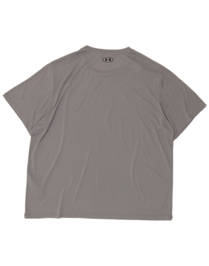 Under Armour Herren Grafik T-Shirt Top 3XL Grau Polyester