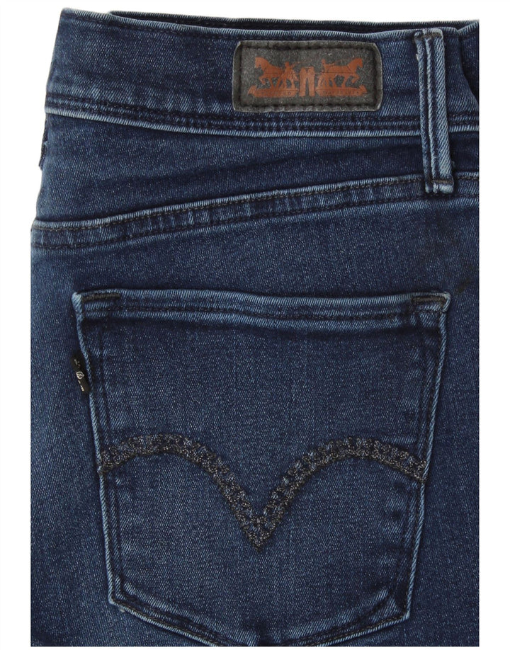 LEVI'S Damen Straight Jeans W32 L30 Marineblau