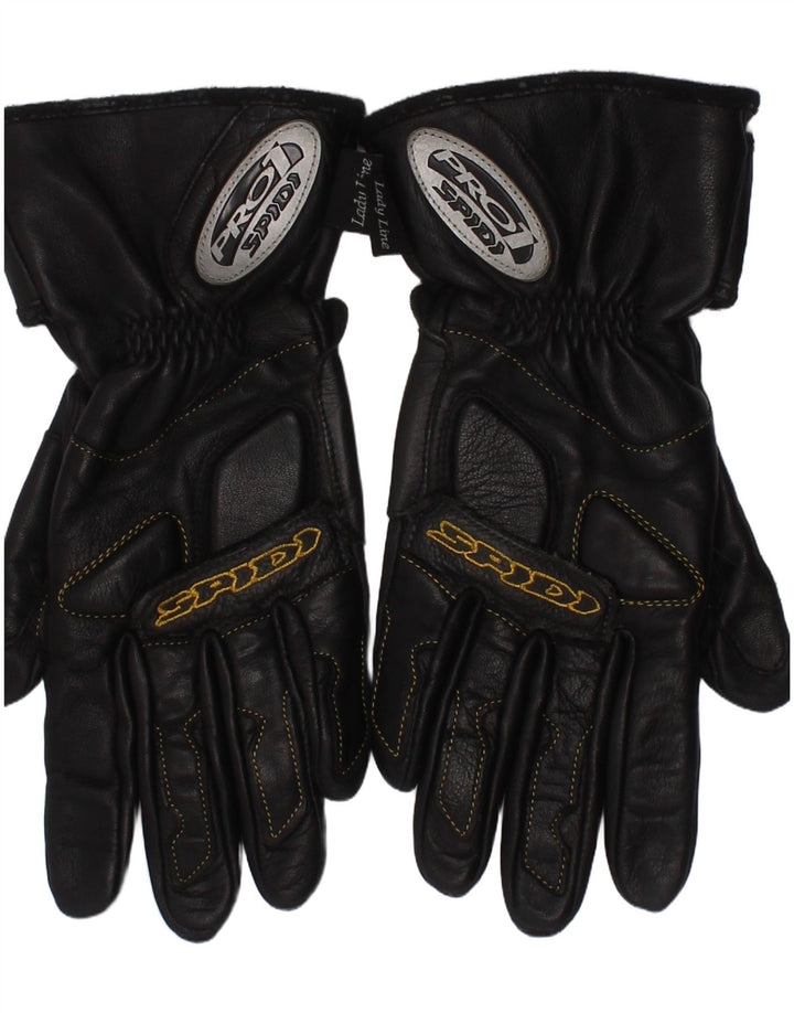 Spidi Damen Lady Line Biker Lederhandschuhe Medium Schwarz Motorrad