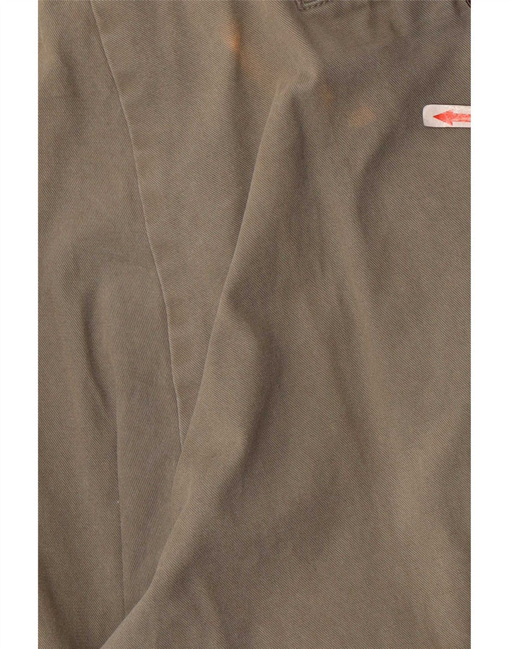 Marks & Spencer Herren-Anzughose mit Pegged-Anzug, W40, L31, Khaki, Baumwolle