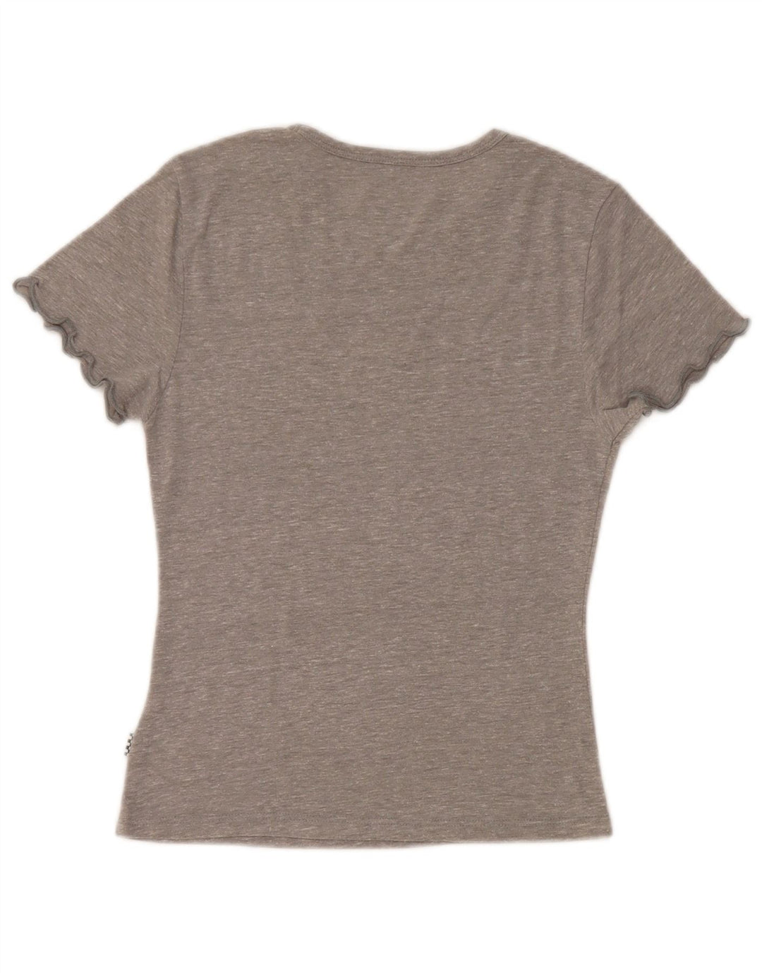 VANS Damen T-Shirt Top UK 4 XS Grau meliert