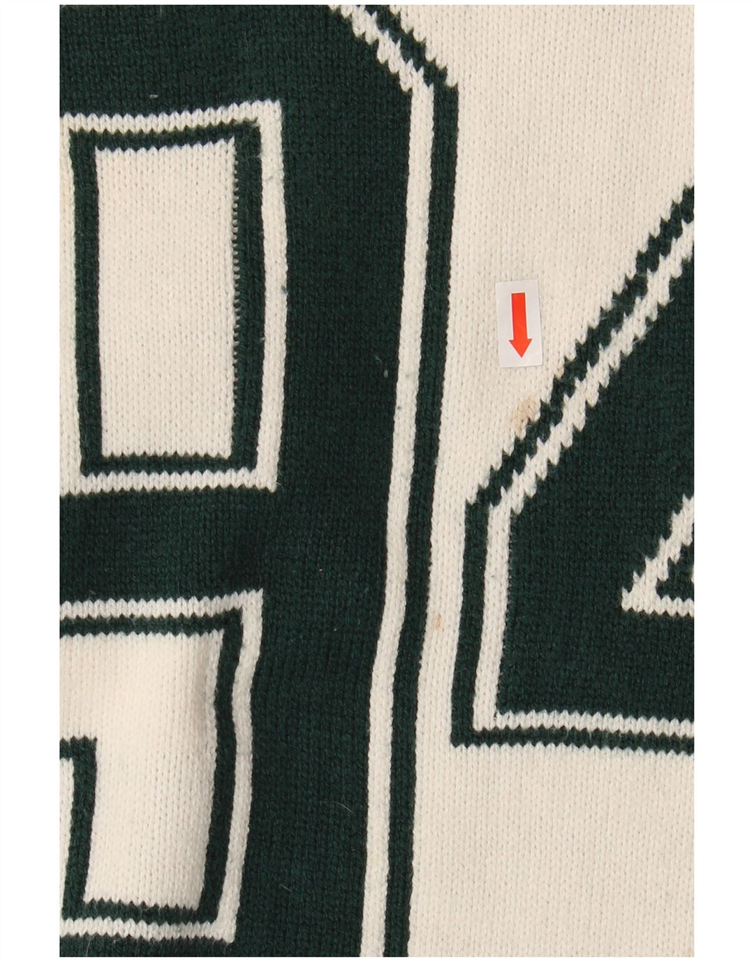 HOLLISTER Damen-Pullover, kastenförmig, übergroß, Rundhalsausschnitt, Gr. 6, XS, gebrochenes Weiß