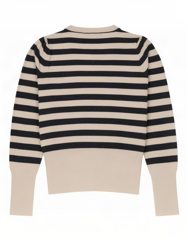 Marks & Spencer Damen-Pullover mit U-Boot-Ausschnitt, Gr. 10, Größe S, gebrochenes Weiß