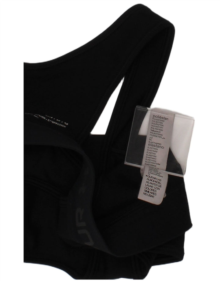 Under Armour Damen Kompressions-Sport-BH-Oberteil mit Grafik, mittelgroß, Schwarz, Sport
