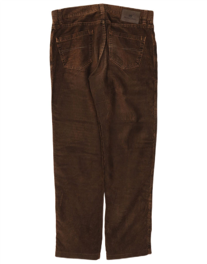 HENRY COTTONS Gerade Cordhose für Herren, W33, L30, Braun