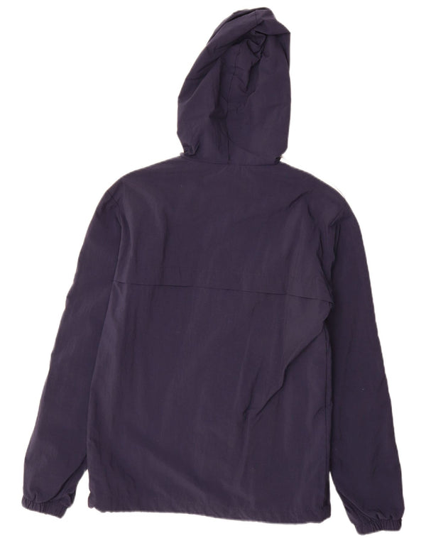 Adidas Herren-Trainingsanzug mit Kapuze, Jacke XS, marineblaues Nylon