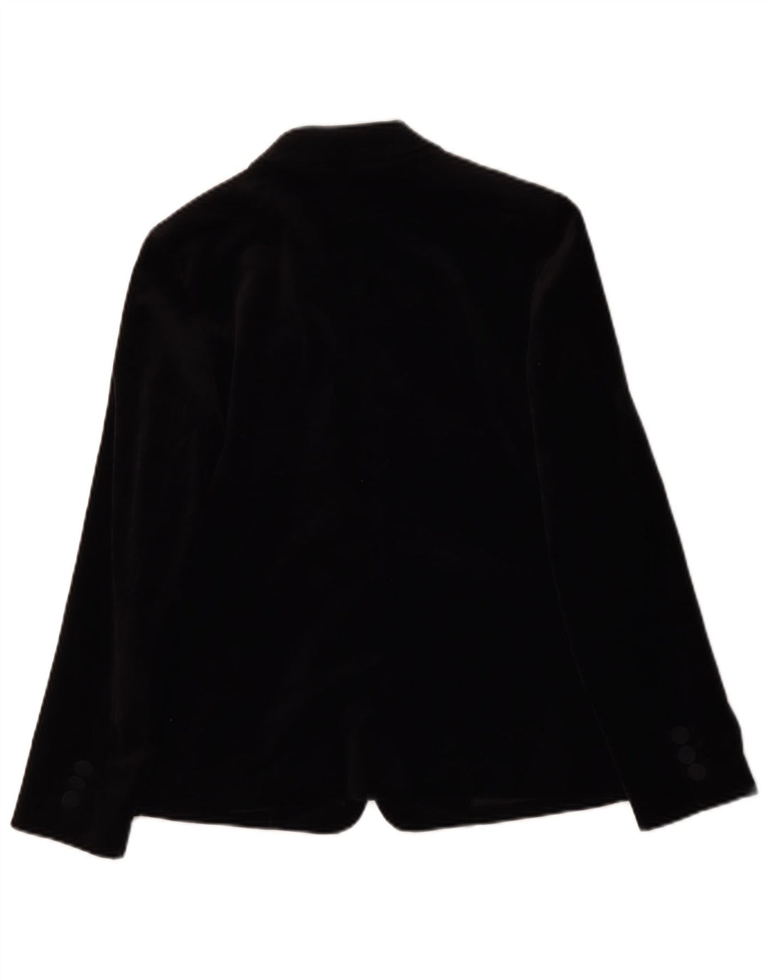 Marks & Spencer Damen-Blazer aus Samt mit 1 Knopf, Gr. 10, Schwarz