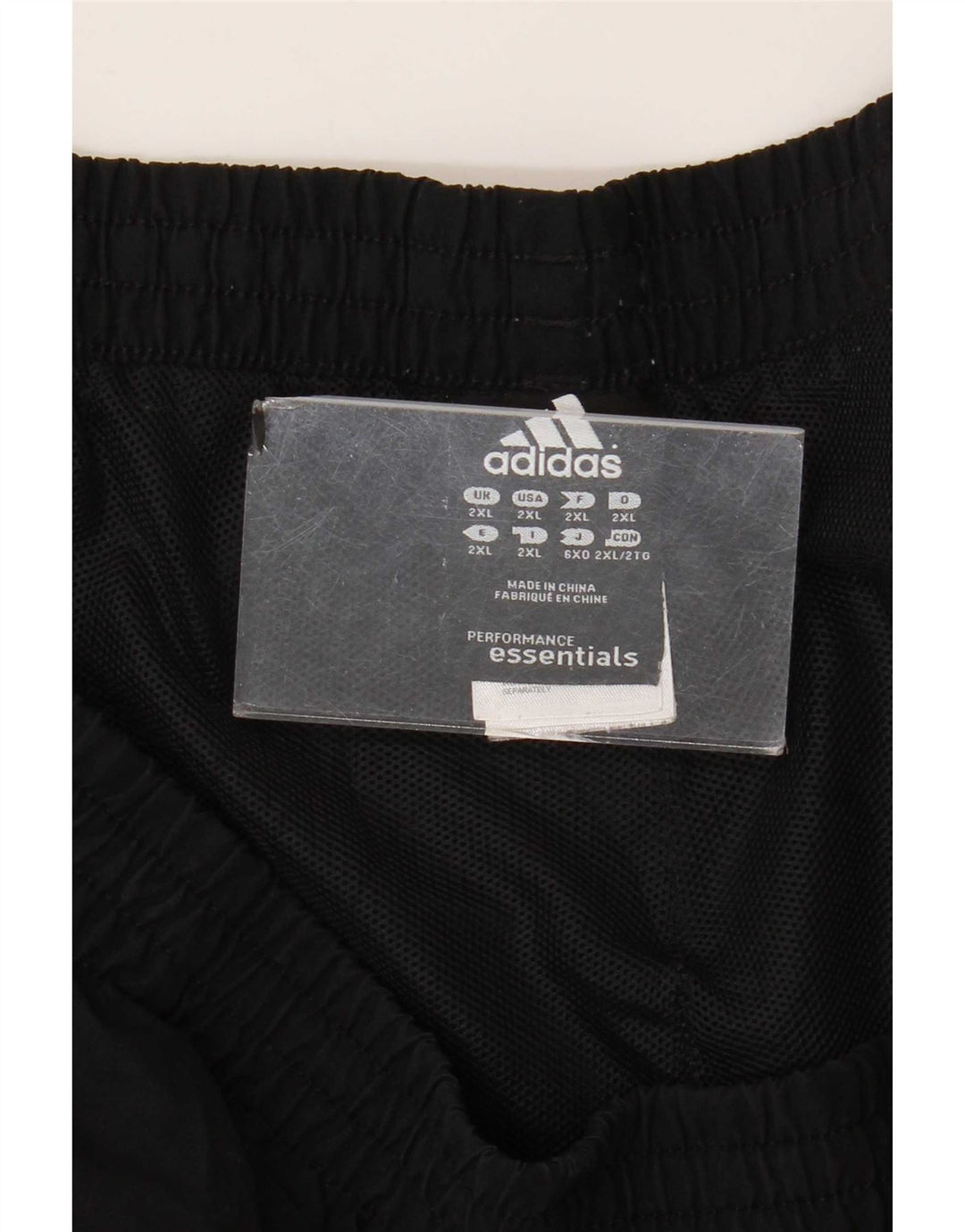 Adidas Herren Sport Shorts 2XL Schwarz Polyester