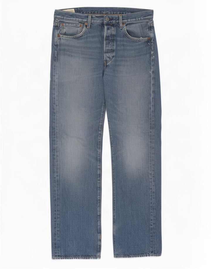 Levi's Herren Straight Jeans W33 L32 Blaue Baumwolle