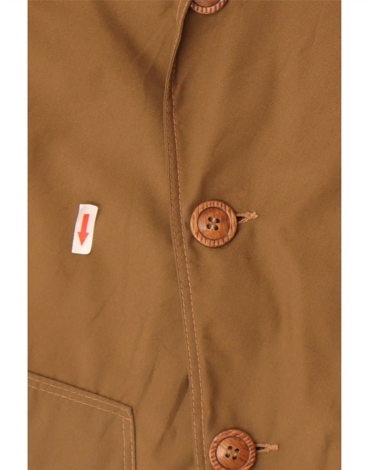 Vintage Herren Sherpa Mantel IT 58 4XL Beige