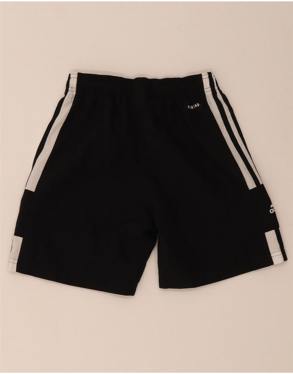 Adidas Sportshorts mit Grafik für Jungen, 11–12 Jahre, schwarzes Colourblock-Polyester